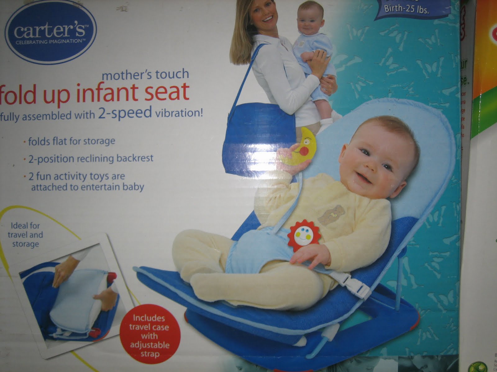 Carters store baby bouncer